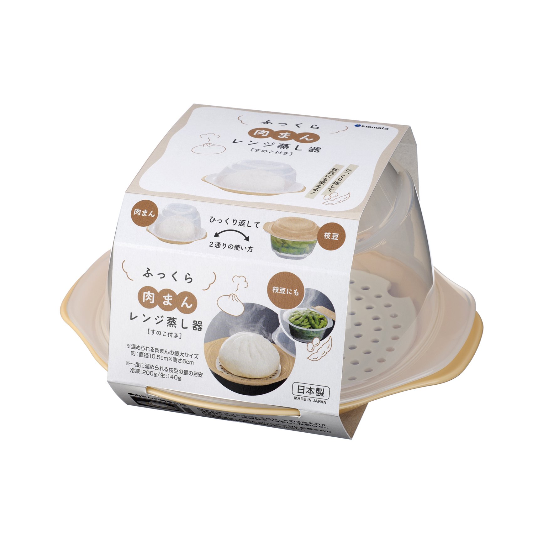 日本 Inomata包子微波專用盒