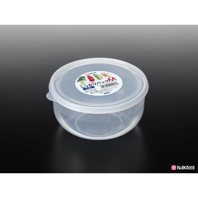 日本 NAKAYA 日本製圓形保鮮盒 1300ml