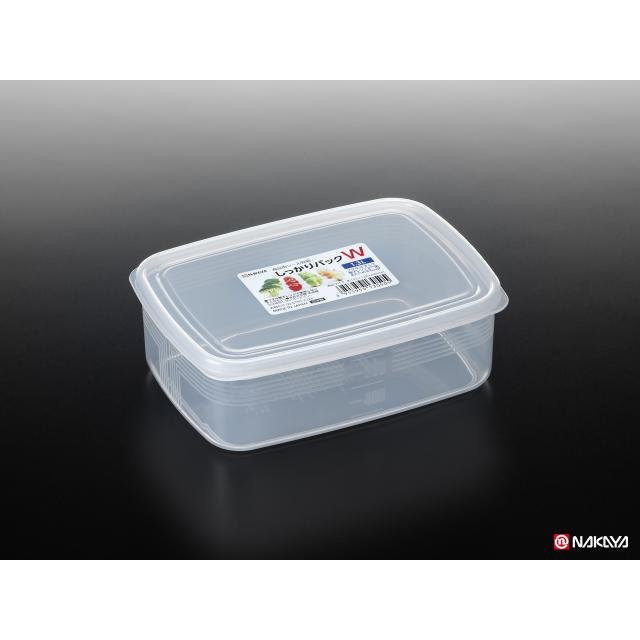 日本 NAKAYA 日本製方形保鮮盒1300ml