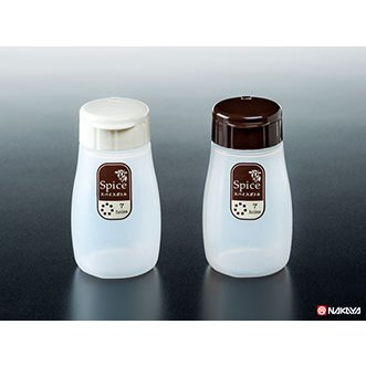 日本 NAKAYA 日本製圓形掀蓋調味料罐 7粗孔120ml(顏色隨機)