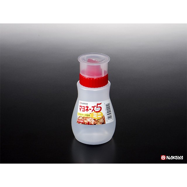 日本 NAKAYA 日本製美乃滋番茄醬擠壓瓶分裝瓶260ml-小紅